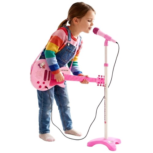 Kids pink electric guitar - pink,