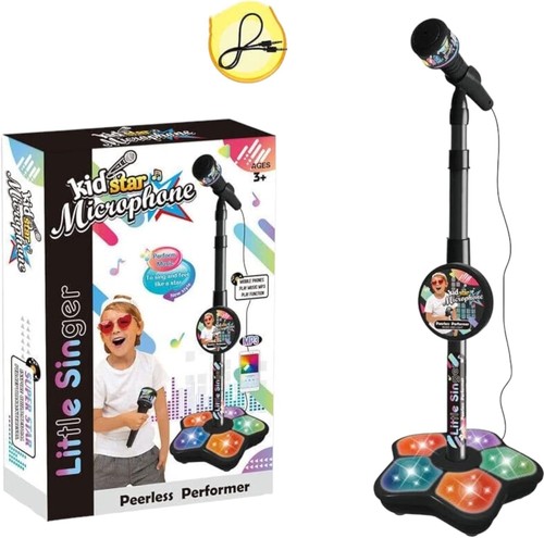 Musical microphone with stand - musical,