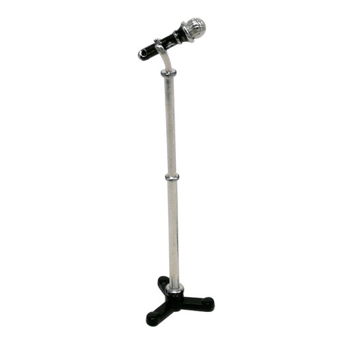 Toy microphone with stand tiny - microphone,