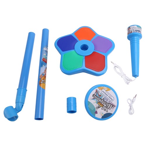 Kids microphone with light - 1x(kids,